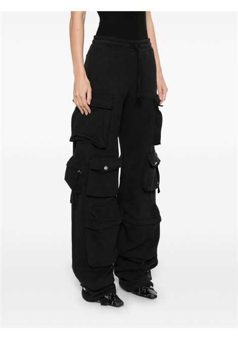 Pantaloni cargo in nero The attico - donna THE ATTICO | 250WCP00260JJF007AA877